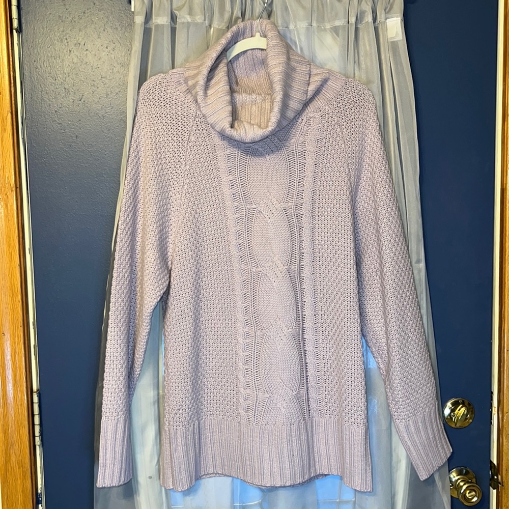 Pulse Lilac Turtle Neck Sweater
